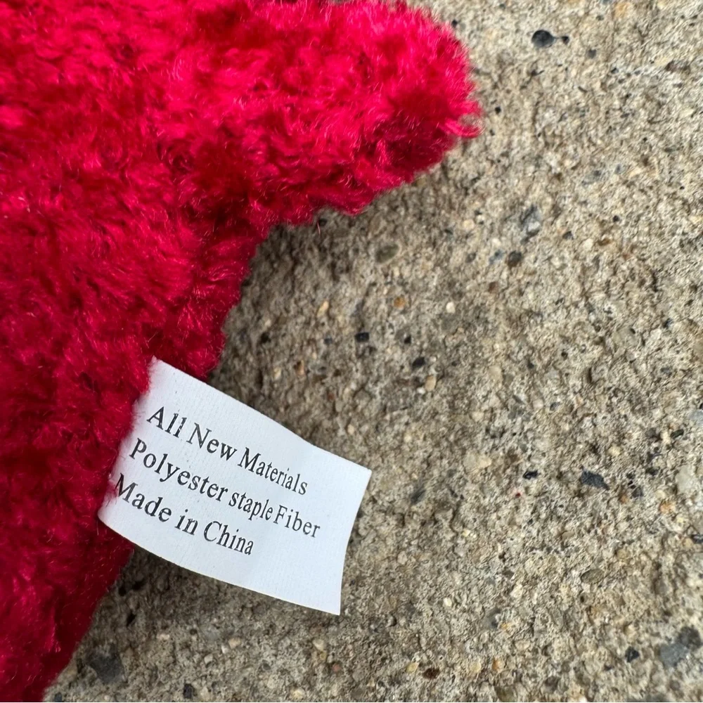 Mini Red‎ Bear Old Fashioned Textured Plush